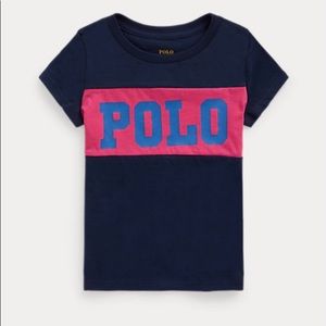 Polo Ralph Lauren Toddler Girls Shirt, Navy NWT